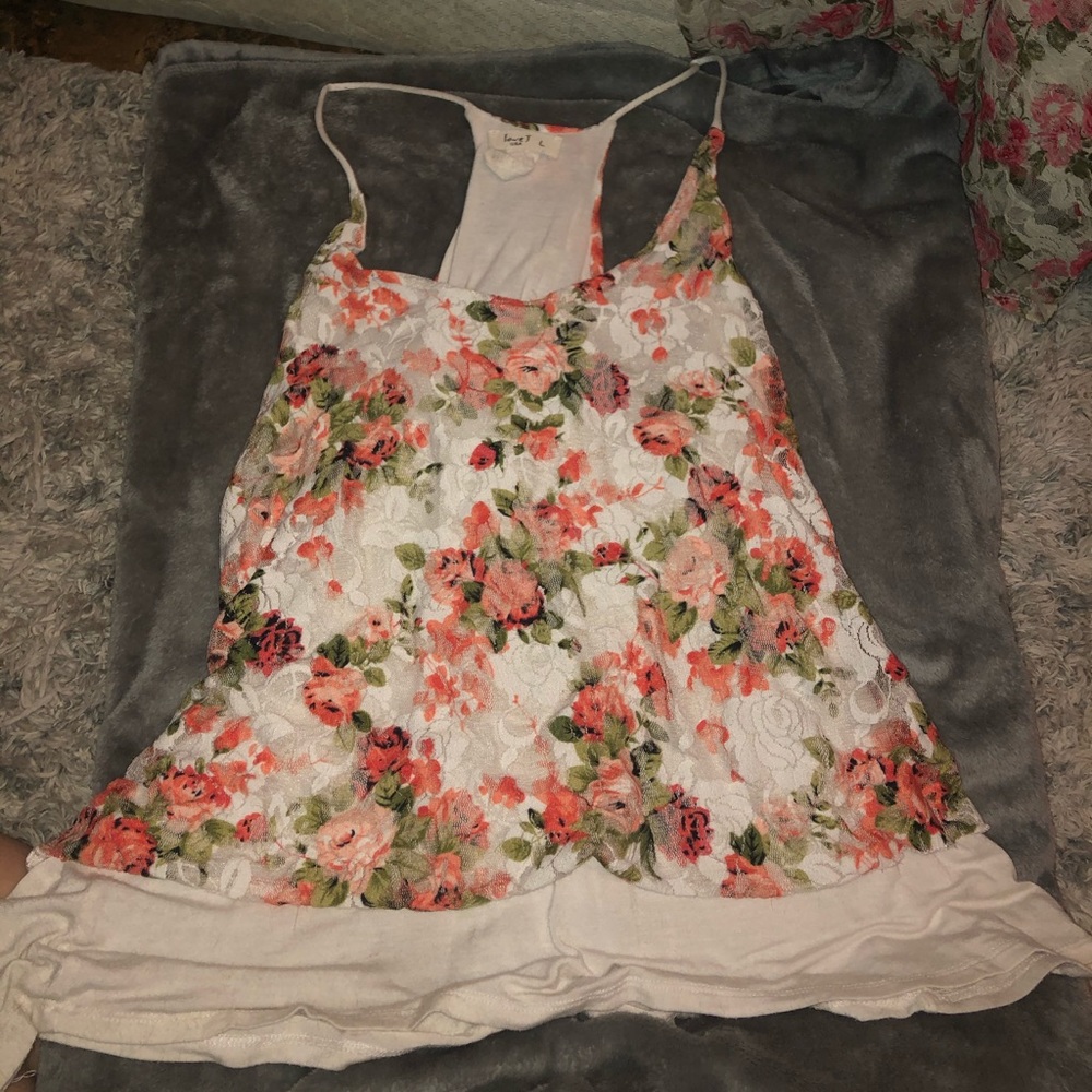 Floral Dressy Tank Top